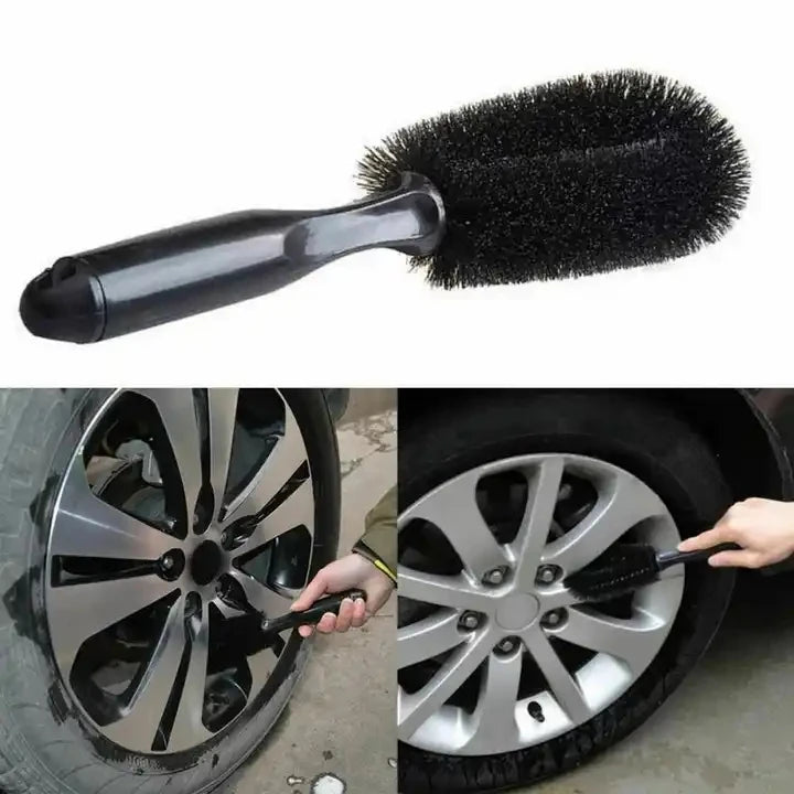 Brosse de nettoyage jantes & pneus.