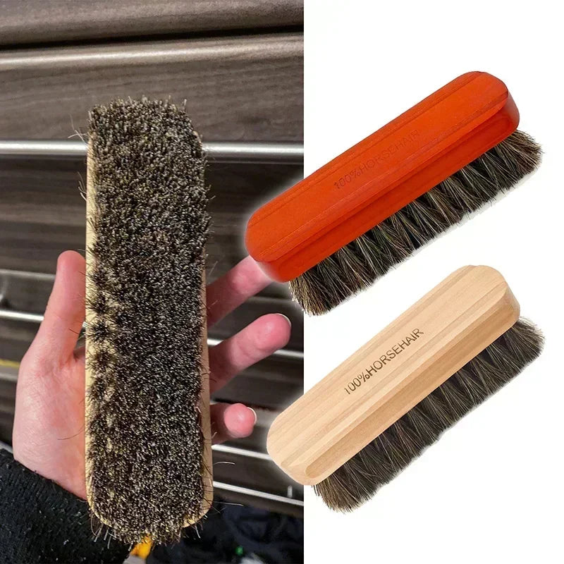 Brosse en crin de cheval.